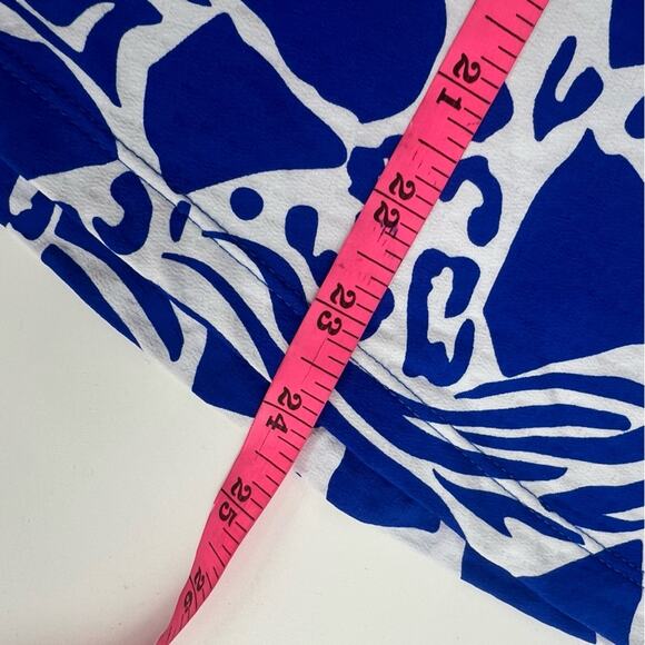 IBKUL BIANCA ROYAL BLUE Short Sleeve Mock Golf Shirt Sz S - Picture 5 of 7